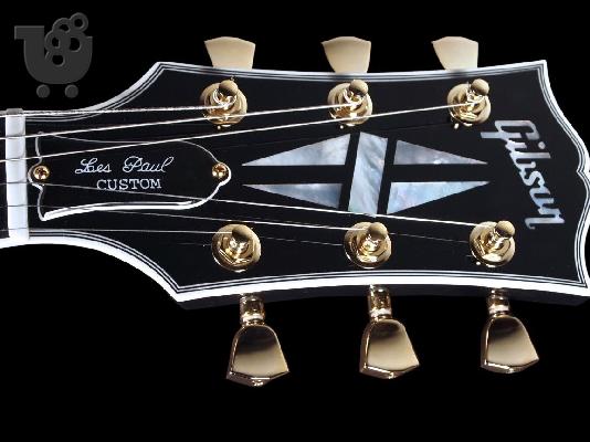 2016 GIBSON LES PAUL CUSTOM SHOP Προσαρμοσμένο μαύρο ΜΕ ΧΡΥΣΟ ΥΛΙΚΟΥ...
